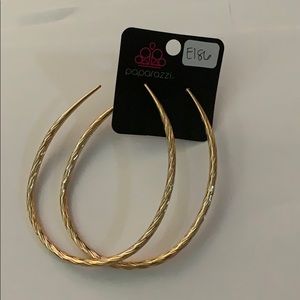 brand new gold hoops